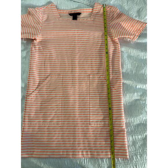 Marc by Marc Jacobs Coral & White Striped Mini Dress Size S - Picture 5 of 7